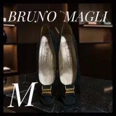 BRUNO MAGLI スエードパンプス 38 1/2 高級感　足元　おしゃれのサムネイル