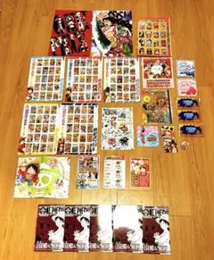 ワンピースグッズ　色々まとめ売り 雑誌付録　ステッカー　クリアファイル等