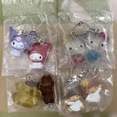 サンリオ なかよしドロップチャーム ガチャガチャ 4種コンプリートセット