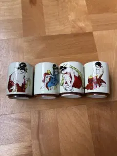 春画絵付けお猪口 2個セット 浮世絵 春画 お猪口 4個セット - メルカリ