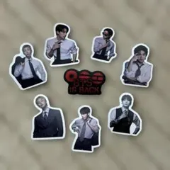 80.③ BTS 방탄소년단 스티커 8장 세트 반탄