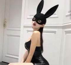 バニーマスク ハロウィン コスプレ バニーガール うさぎ仮面　5個