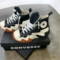 CONVERSE ハイカットスニーカーランスターモーション ブラック/ホワイト