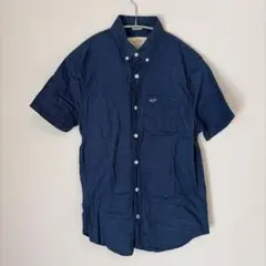 Hollister EPIC FLEX 半袖シャツ ネイビー S