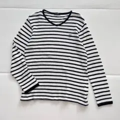 BLACK LABEL CRESTBRIDGE ストライプ Vネックニット