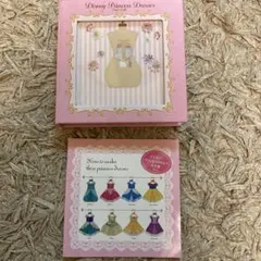 ディズニープリンセスドレス折り紙メモ