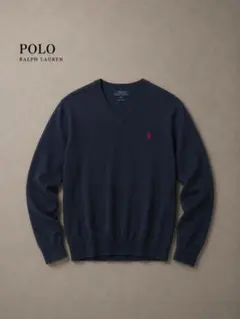 Polo Ralph Lauren Vネック コットンニット エルボーパッチのサムネイル