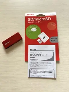 BUFFALO SD/microSD カードリーダー BSCR27U3のサムネイル