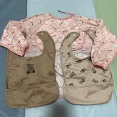 ベビーお食事エプロンスタイ　3点セット