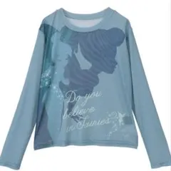 ディズニー ティンカーベル Tシャツ シアートップス 長袖 春夏 ブルー