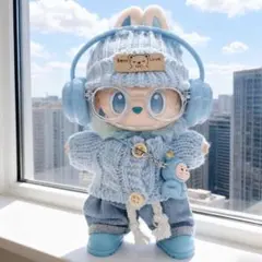 ラブブ洋服　LABUBUぬいぐるみ着　可愛い　ぬい服　ラブブ着せ替え服6点セット