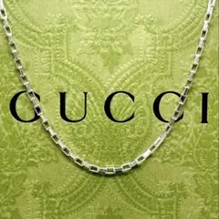 50cm グッチ ボストン ベネチアン チェーン ネックレス 25-351