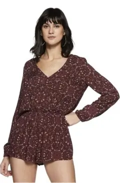 Forever 21 パープル系 オールインワン S