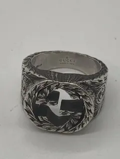 美品‼️GUCCI 指輪 燻‼️インターロッキングリング 20号 - メルカリ