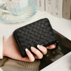新品 カードケース カードホルダー 大容量 ジャバラ コンパクト 黒