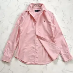 美品✨ラルフローレン オックスフォードシャツ ピンク レディースM 美シルエットのサムネイル