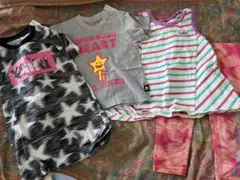 X-girl エックスガール　半袖　トップス　パンツセット　80 90