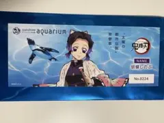 鬼滅の刃 サンシャイン水族館 チケット風カード 胡蝶しのぶ