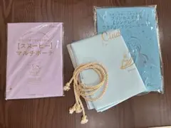 ゼクシィ　付録　スヌーピー　マルチポーチ　シンデレラ　シューズケーズ　2点セット