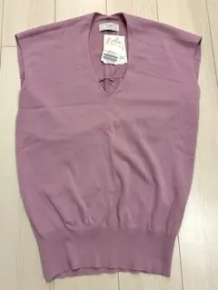 SLOBE IENA ニュアンスフレンチスリーブニット ピンクのサムネイル