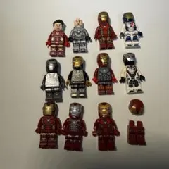 LEGO マーベル　アイアンマン ミニフィグ 13体と車両セット