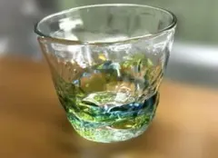 琉球ガラス　ロックグラス　デコボコグラス
