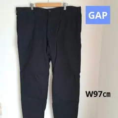 大きいサイズ★【GAP】ストレッチ ストレートパンツ 黒 W97㎝のサムネイル
