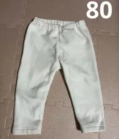 ユニクロ　フリース　レギンス　80