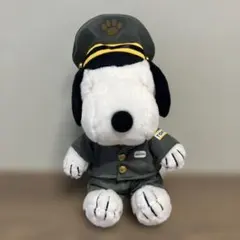 【タグ付き】スヌーピー　東京駅長　ぬいぐるみ