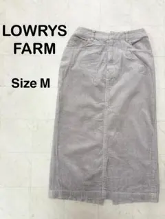 LOWRYS FARM ローリーズファーム　コーデュロイ タイトスカート　M