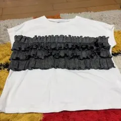2PINK フリルTシャツ ホワイト Mサイズしまむらのサムネイル