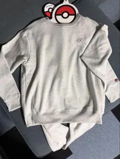 ポケモン　pocket monster 上下セット スウェット グレー