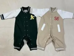 【70サイズ】A's ロンパース　男の子　2点セット