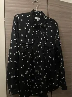 EQUIPMENT シルク100% 星柄シャツ　mのサムネイル