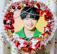 うちわカバー うちわケース ペンラリボン キンブレリボン 赤×白 セット販売！！