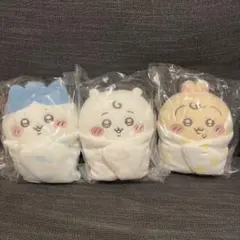 ちいかわbaby おくるみぬいぐるみ　3点セット