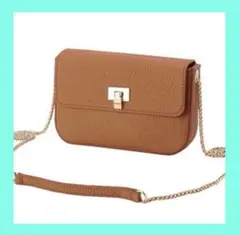 ⭐️オシャレ⭐️クロスマーベリー キャメルミニショルダーバッグ 本革 スクエアバッグ