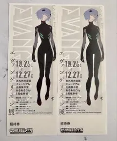 エヴァンゲリオン展 [未使用]招待券2枚セット