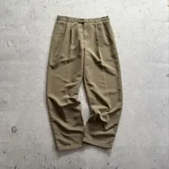 00s Perry Ellis レーヨン ツータック ワイドスラックスのサムネイル
