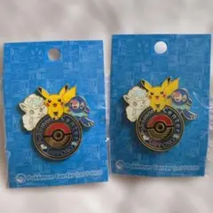 ポケモンセンターサッポロ ロゴピンズ 2個セット　札幌のサムネイル