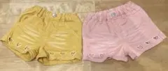 ハートカットアウト半ズボン2点セット