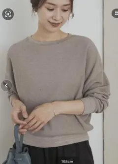 【新品 未開封】完売 タックフライスロングスリーブTシャツ　グレー系その他