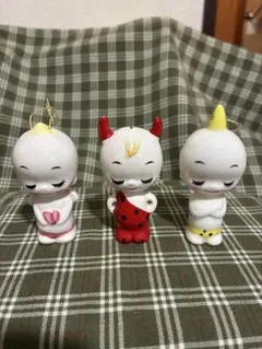 内藤ルネ ユニコーン 陶器 置物 赤と緑 2個セット 内藤ルネ ユニコーン 陶器 置物 赤と緑 2個セット