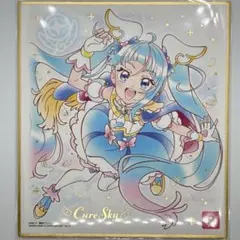 【新品未使用】キュアスカイ プリキュア 色紙 ART 7 ミニ色紙