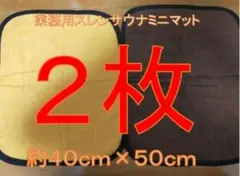 【2枚セット】スレン染め　本格ミニサウナマット　50×40cmのサムネイル