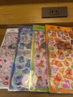 正規品　プチドロップステッカー　ディズニー　4種セット