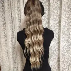 ロングウェーブ ポニーテール ウィッグのサムネイル