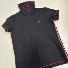 ellesse ハイネック 半袖 トップス ブラック ピンクのサムネイル