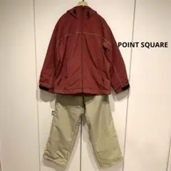 【訳あり】POINT SQUARE／スキーウェア上（ＳＳ）下（Ｓ）／ばら売りも可