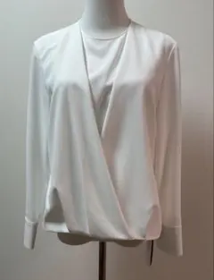 icb【UVカット・防シワ・洗える】ストレッチジョーゼット プルオーバー